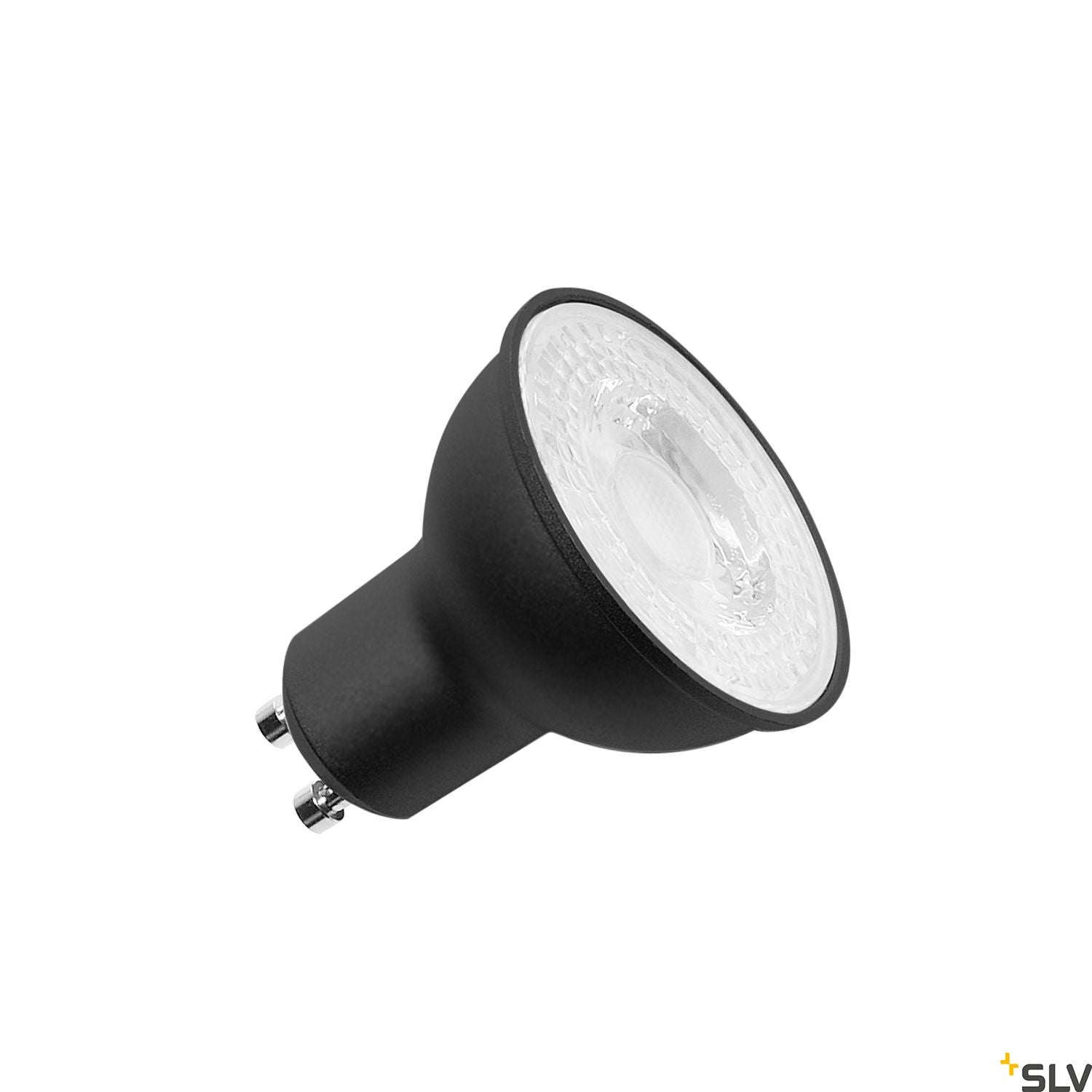 SLV LED lightbulb QPAR51 GU10 3000K black 1005080
