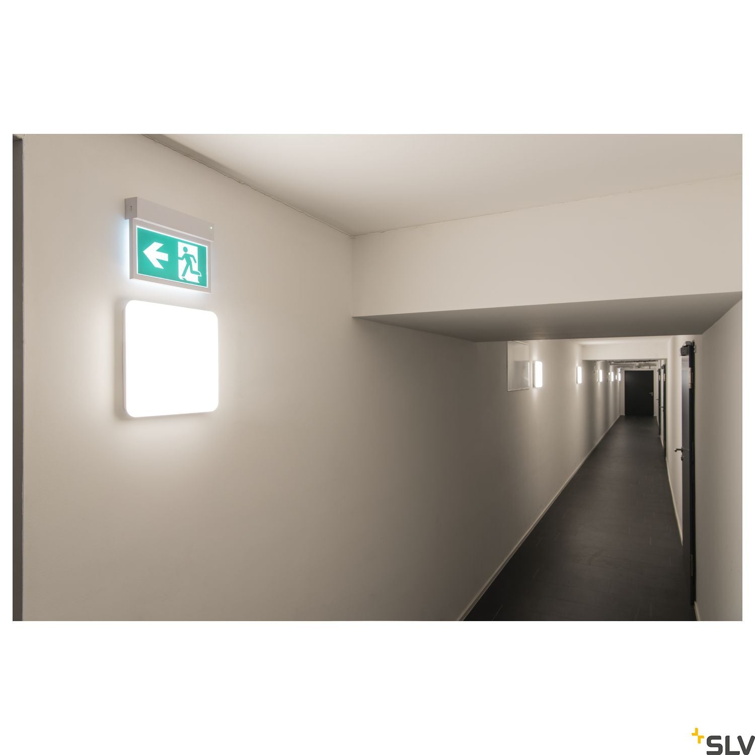 SLV SIMA SENSOR, Indoor LED wall and ceiling-mounted light 3000K square 1005088