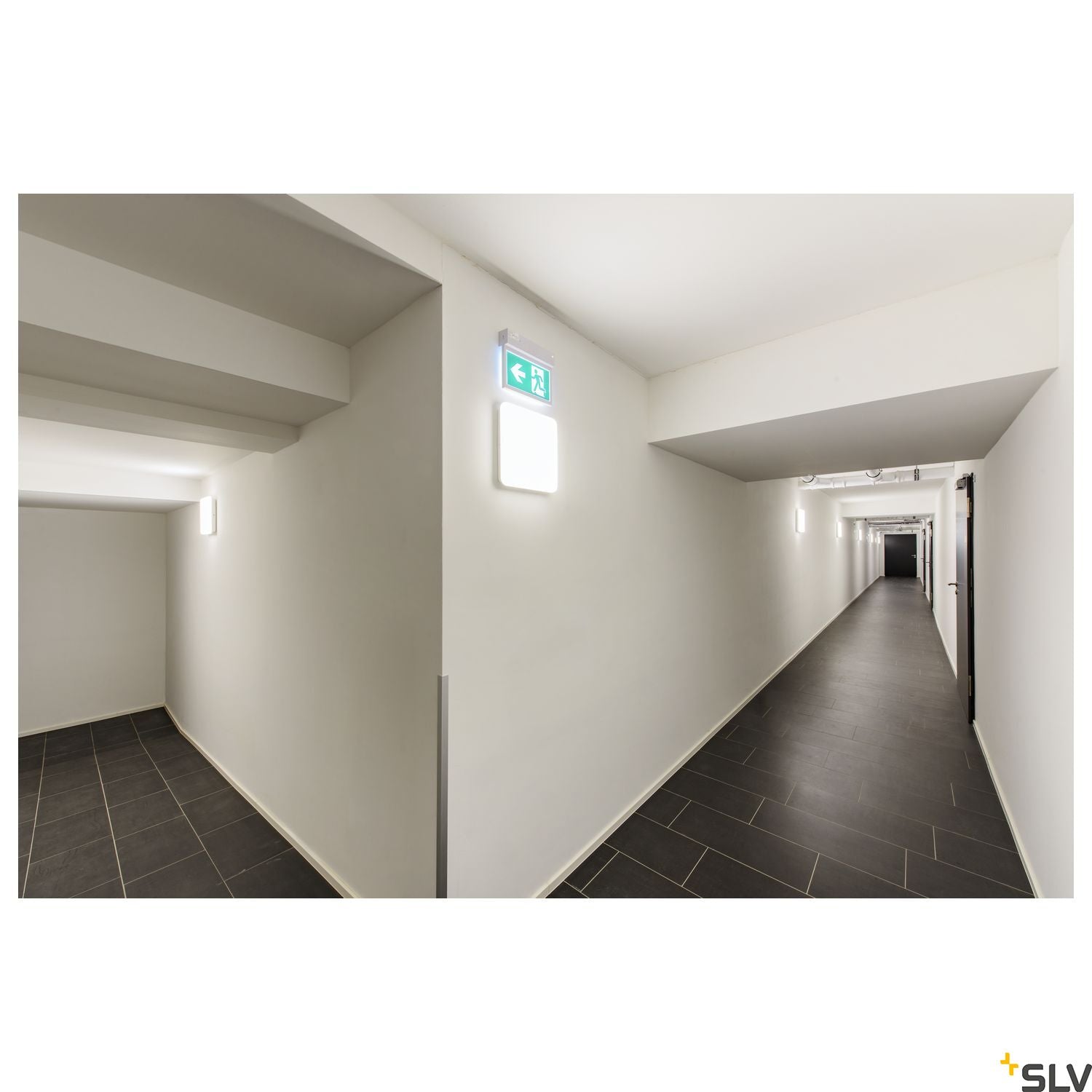 SLV SIMA SENSOR, Indoor LED wall and ceiling-mounted light 3000K square 1005088