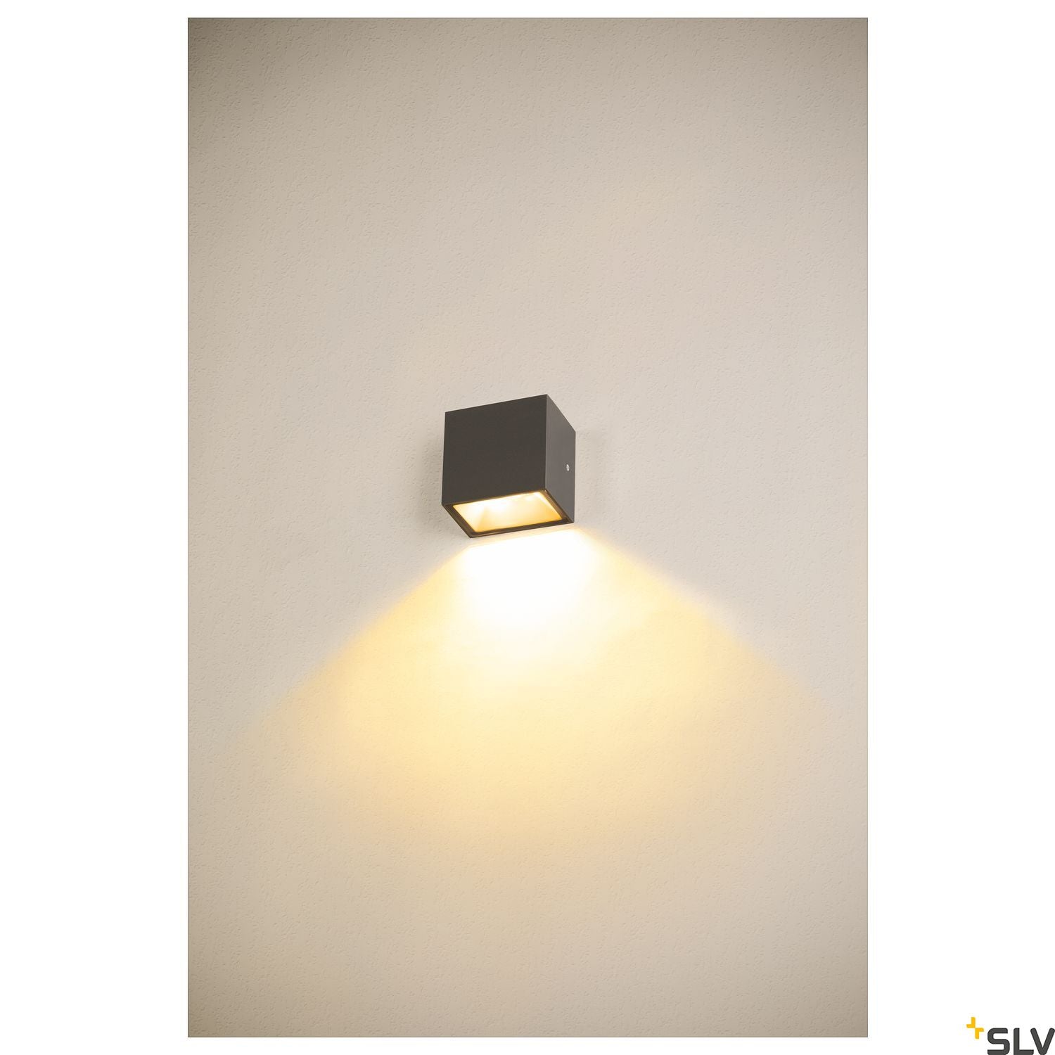 SLV SITRA S WL SINGLE, LED outdoor wall-mounted light, anthracite, CCT switch 3000/4000K 1005148