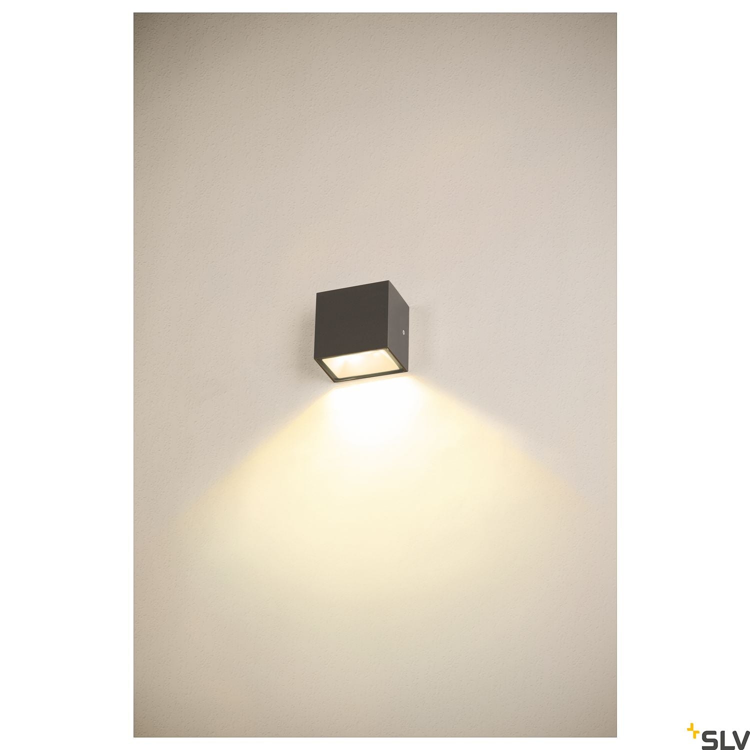 SLV SITRA S WL SINGLE, LED outdoor wall-mounted light, anthracite, CCT switch 3000/4000K 1005148