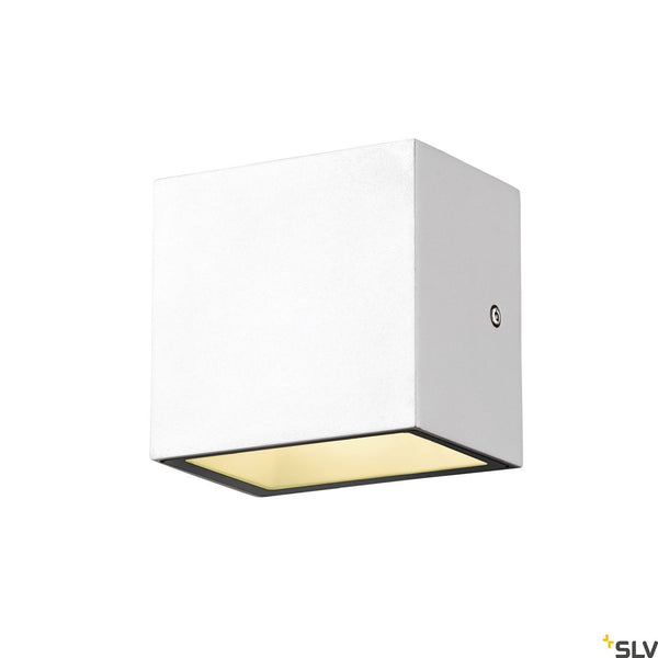 SLV SITRA S WL SINGLE, LED outdoor wall-mounted light, white, CCT switch 3000/4000K 1005149