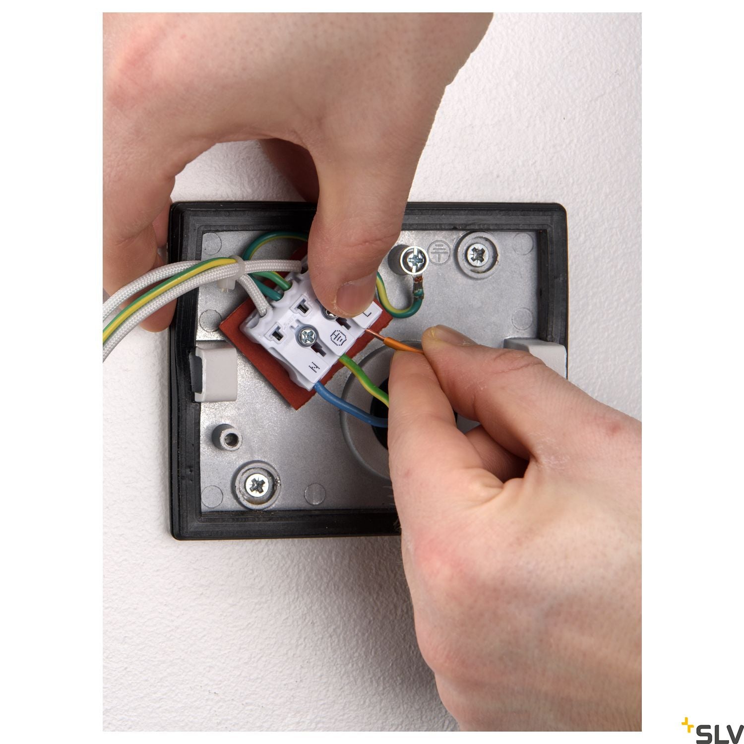 SLV SITRA S WL SINGLE, LED outdoor wall-mounted light, white, CCT switch 3000/4000K 1005149