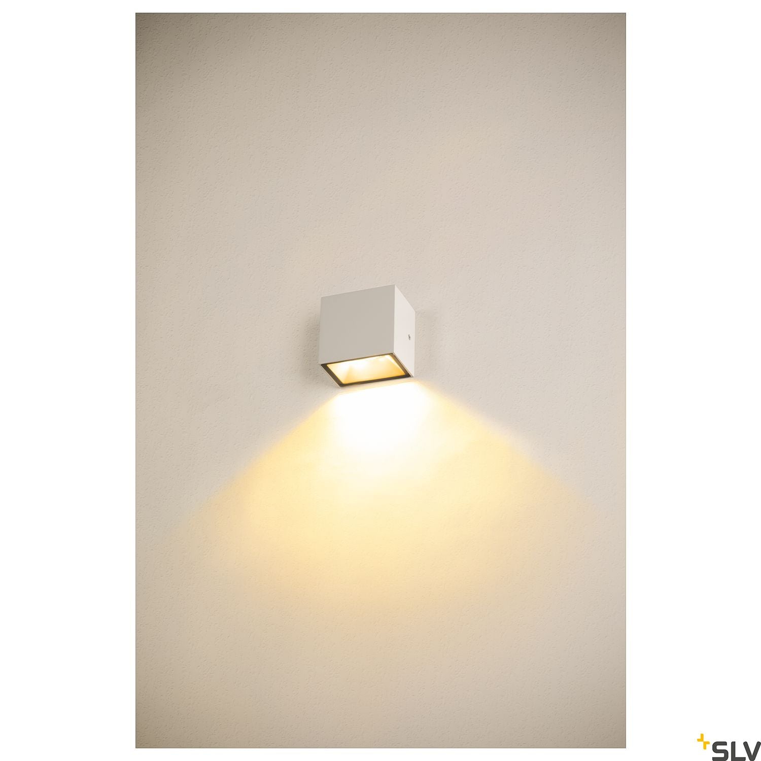 SLV SITRA S WL SINGLE, LED outdoor wall-mounted light, white, CCT switch 3000/4000K 1005149