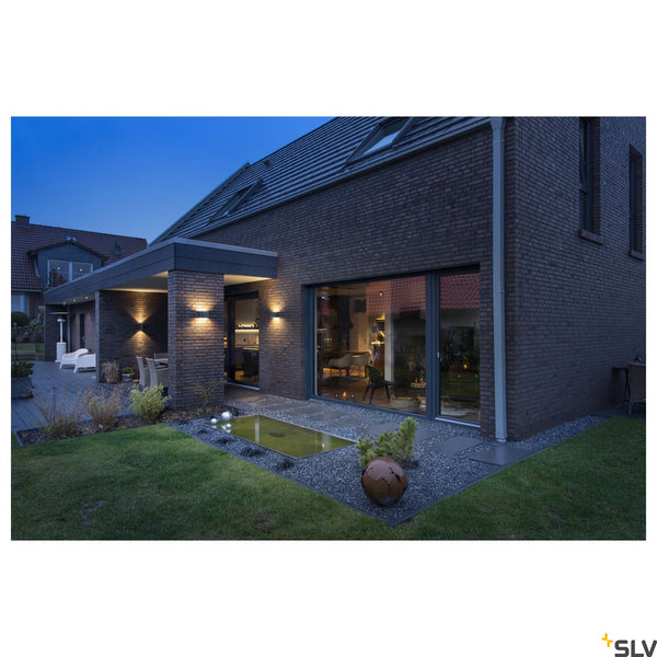 SLV ENOLA SQUARE UP/DOWN S outdoor LED surface-mounted wall light anthracite CCT 3000/4000K 1003418
