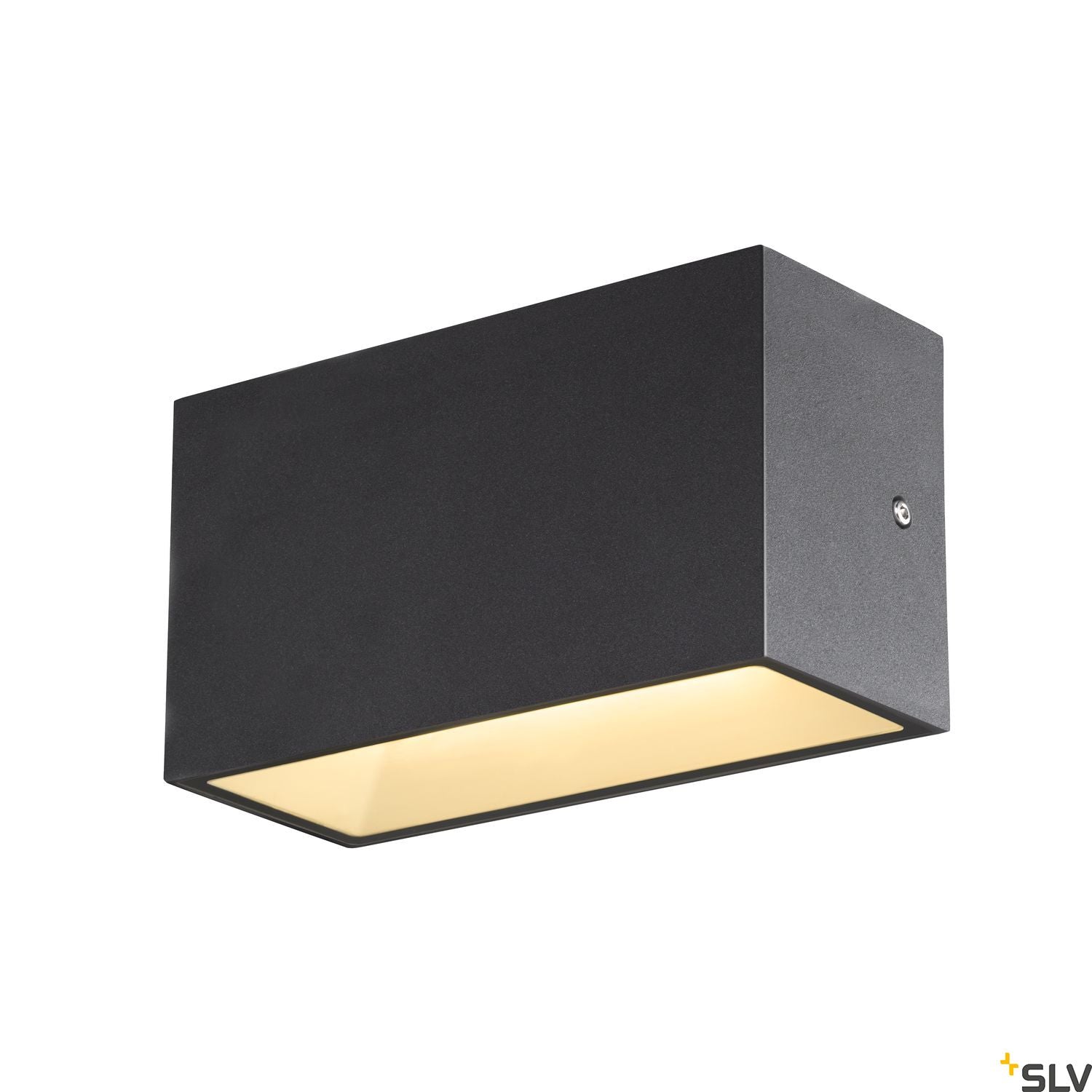 SLV SITRA M WL UP/DOWN, outdoor LED wall-mounted light, anthracite, CCT switch 3000/4000K 1005151