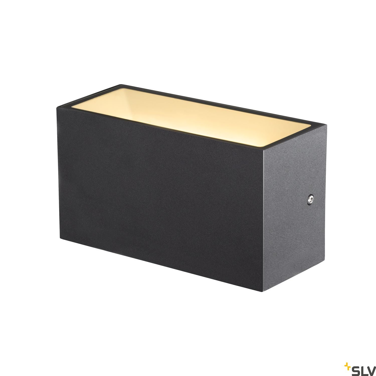 SLV SITRA M WL UP/DOWN, outdoor LED wall-mounted light, anthracite, CCT switch 3000/4000K 1005151