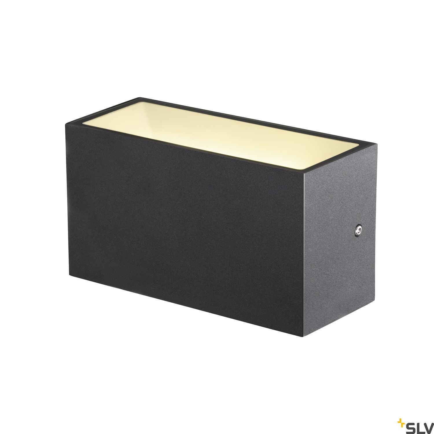 SLV SITRA M WL UP/DOWN, outdoor LED wall-mounted light, anthracite, CCT switch 3000/4000K 1005151