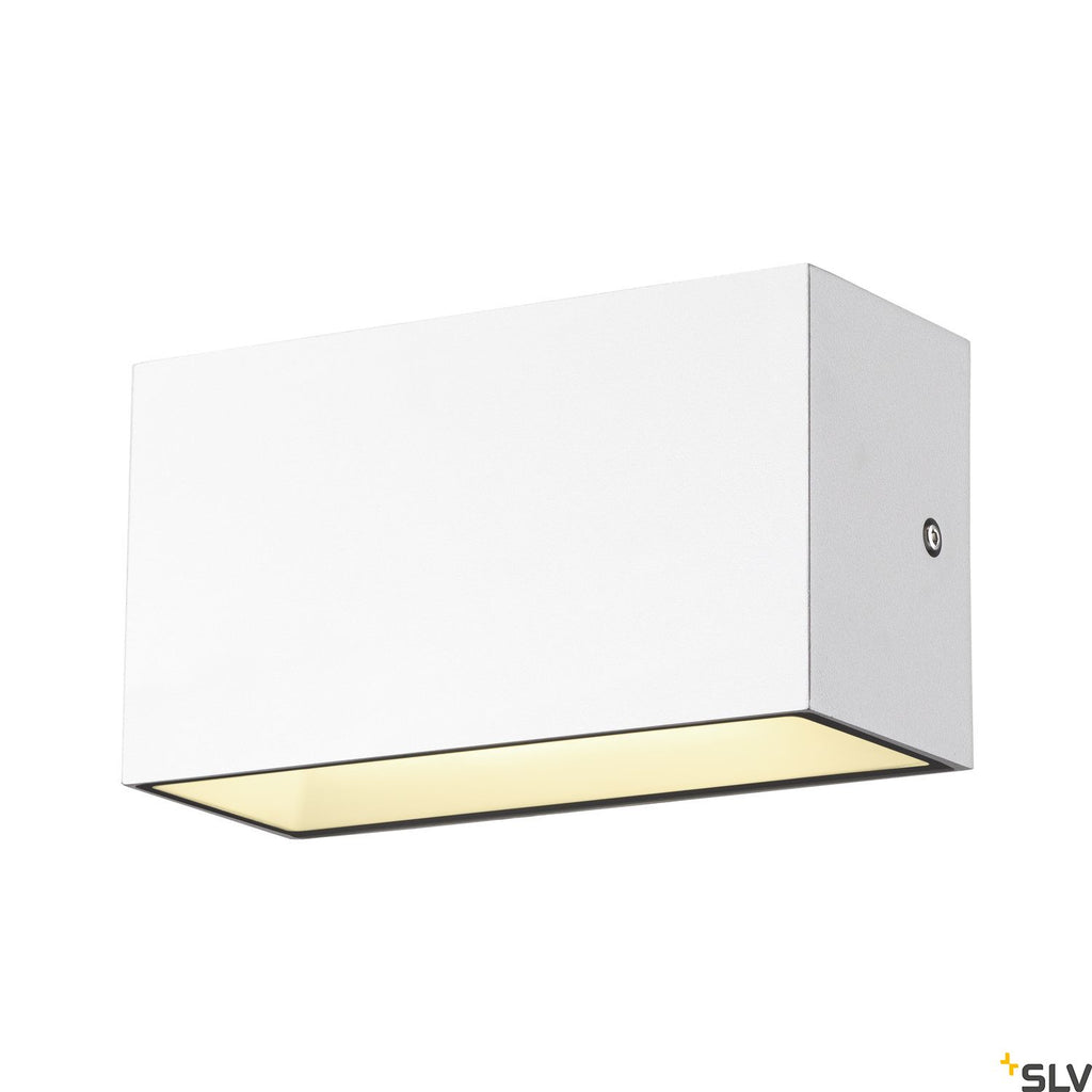 SLV SITRA M WL UP/DOWN, LED outdoor wall-mounted light, white, CCT switch 3000/4000K 1005153