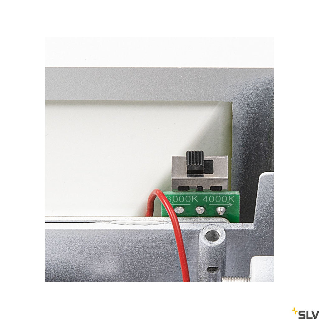 SLV SITRA M WL UP/DOWN, LED outdoor wall-mounted light, white, CCT switch 3000/4000K 1005153