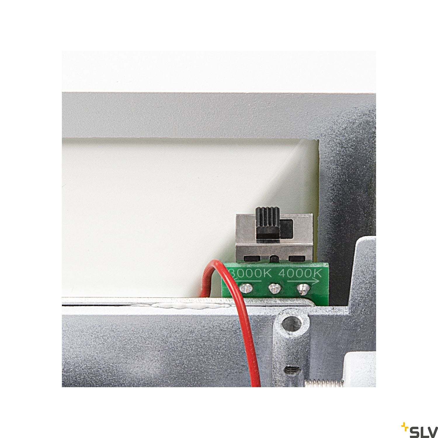 SLV SITRA M WL UP/DOWN, LED outdoor wall-mounted light, white, CCT switch 3000/4000K 1005153