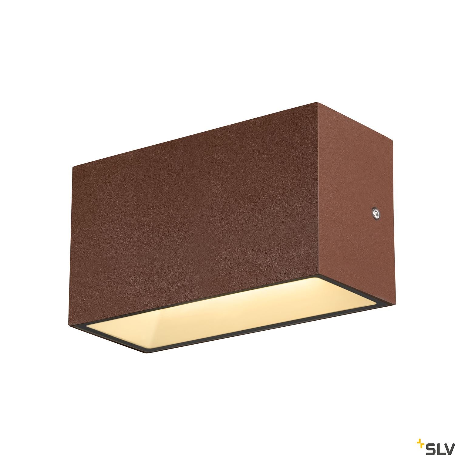 SLV SITRA M WL UP/DOWN, LED outdoor wall-mounted light, rust coloured, CCT switch 3000/4000K 1005154