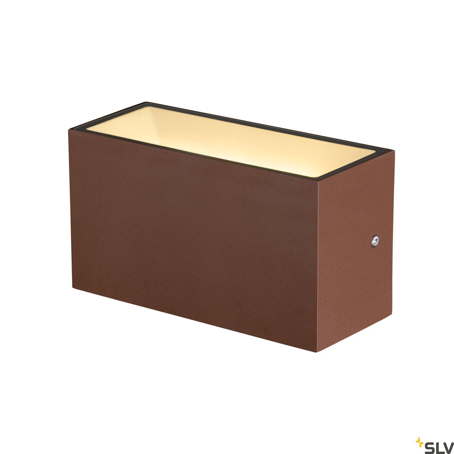 SLV SITRA M WL UP/DOWN, LED outdoor wall-mounted light, rust coloured, CCT switch 3000/4000K 1005154