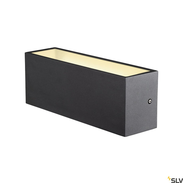 SLV SITRA L WL UP/DOWN, outdoor LED wall-mounted light, anthracite, CCT switch 3000/4000K 1005155
