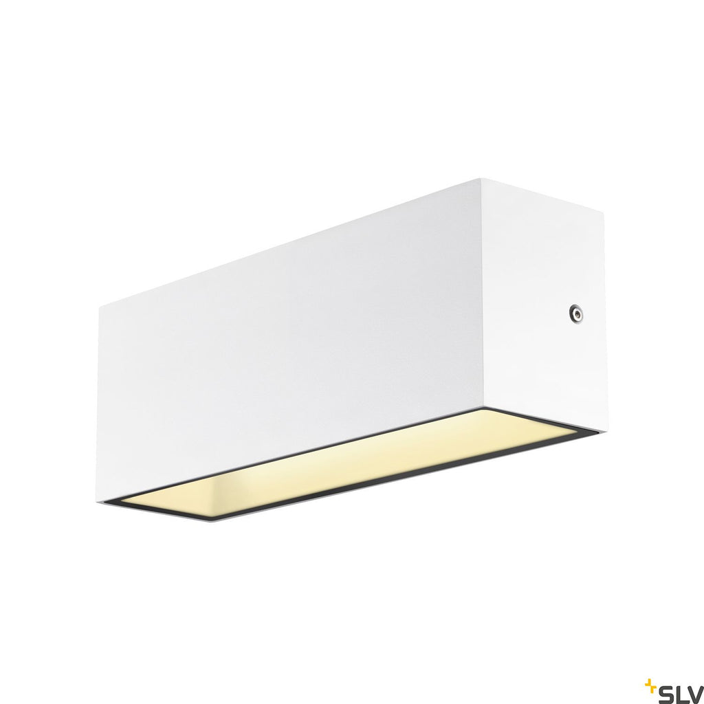 SLV SITRA L WL UP/DOWN, LED outdoor wall-mounted light, white, CCT switch 3000/4000K 1005156