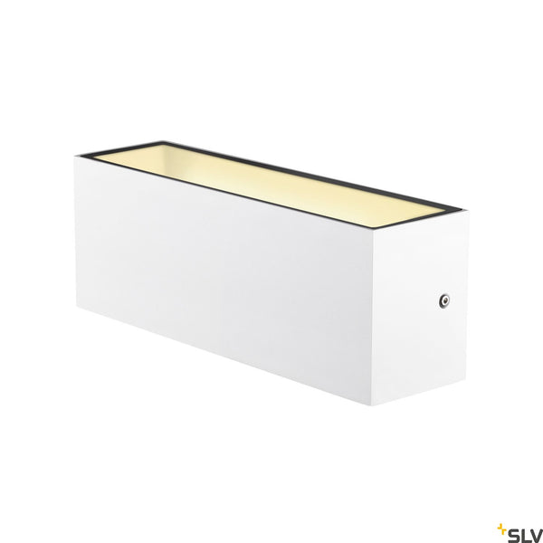 SLV SITRA L WL UP/DOWN, LED outdoor wall-mounted light, white, CCT switch 3000/4000K 1005156
