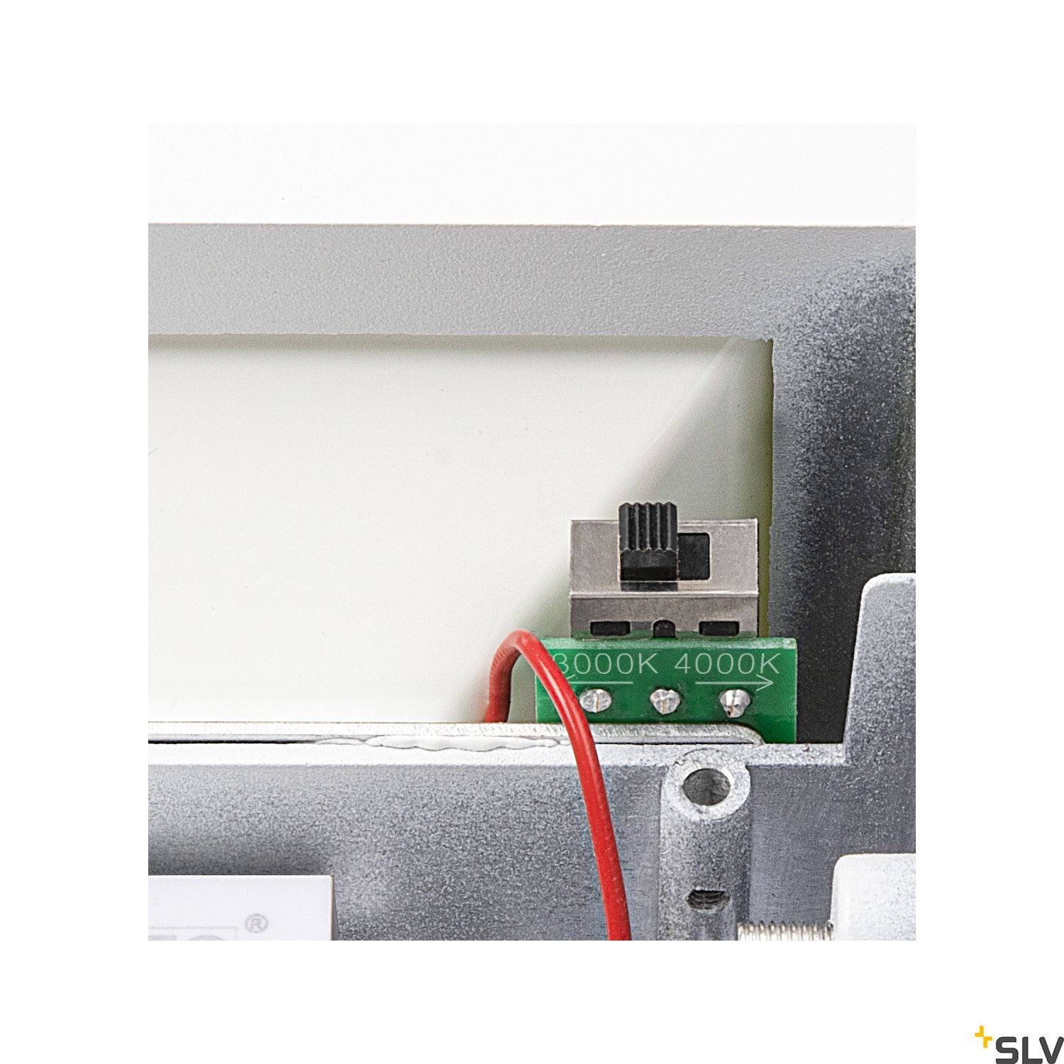 SLV SITRA L WL UP/DOWN, LED outdoor wall-mounted light, white, CCT switch 3000/4000K 1005156