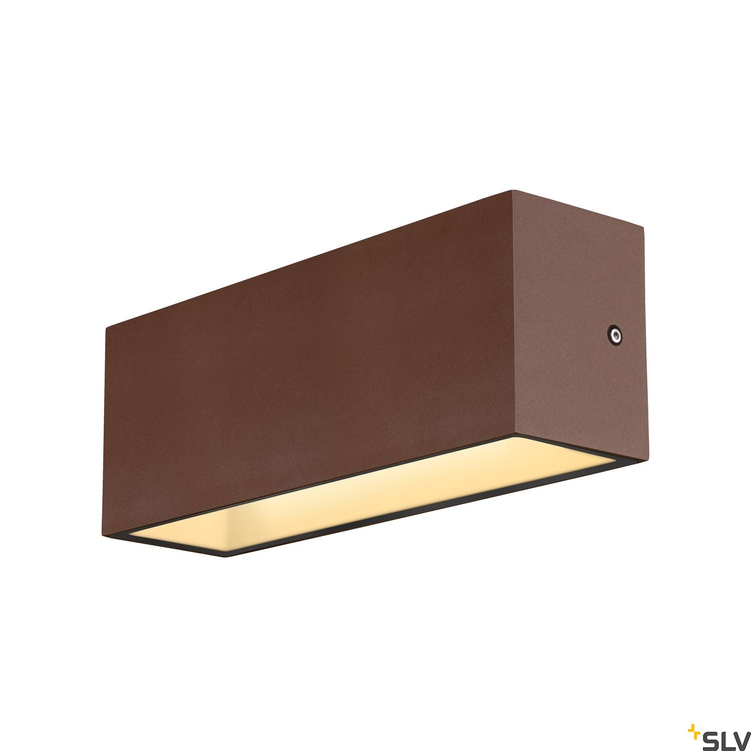 SLV SITRA L WL UP/DOWN, LED outdoor wall-mounted light, rust coloured, CCT switch 3000/4000K 1005157