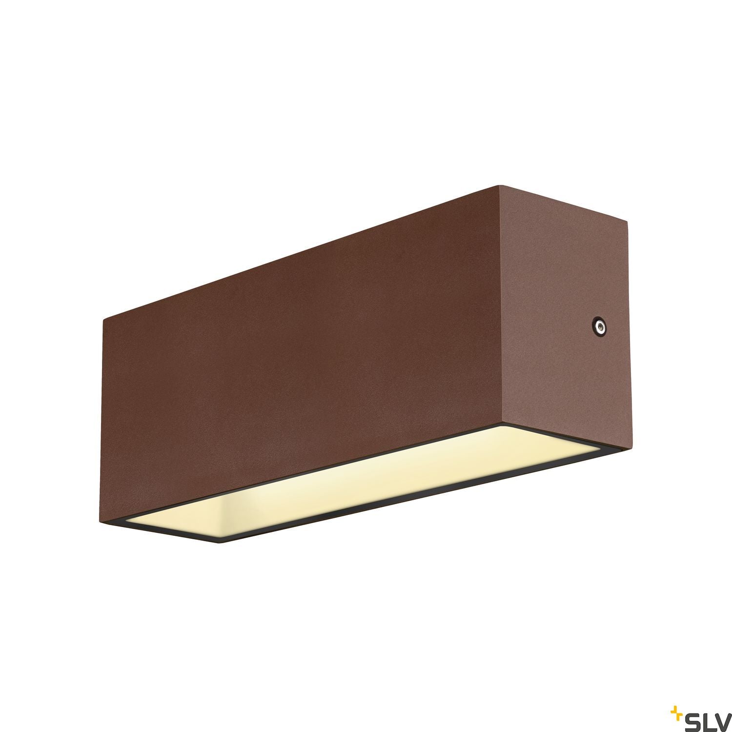 SLV SITRA L WL UP/DOWN, LED outdoor wall-mounted light, rust coloured, CCT switch 3000/4000K 1005157