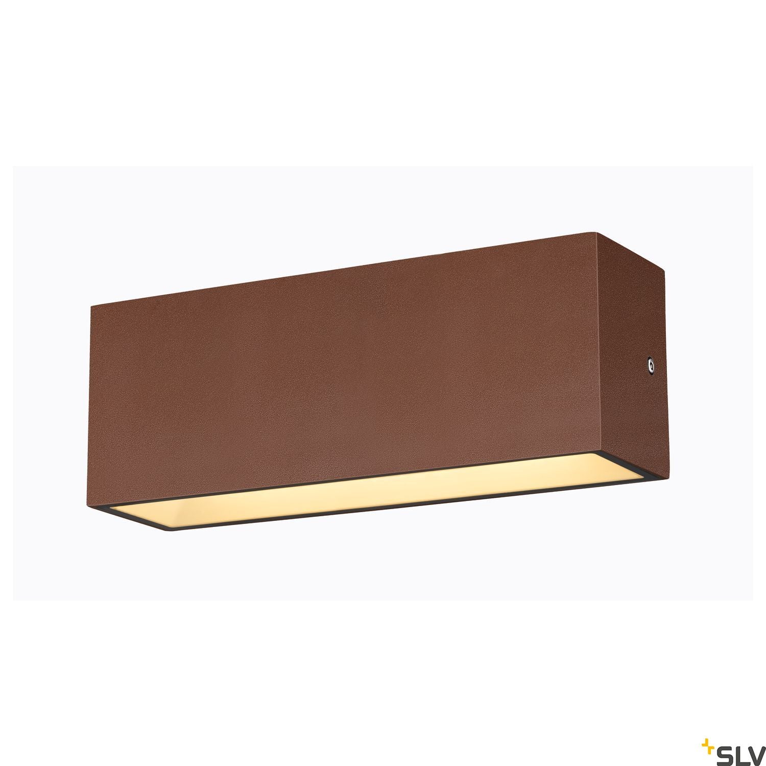 SLV SITRA L WL UP/DOWN, LED outdoor wall-mounted light, rust coloured, CCT switch 3000/4000K 1005157