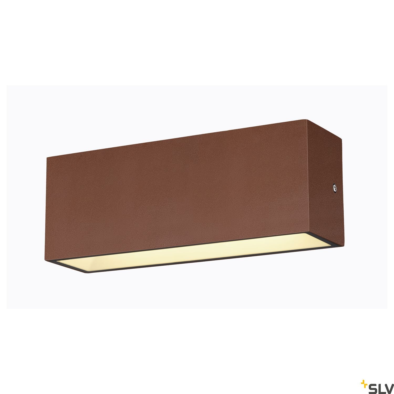 SLV SITRA L WL UP/DOWN, LED outdoor wall-mounted light, rust coloured, CCT switch 3000/4000K 1005157