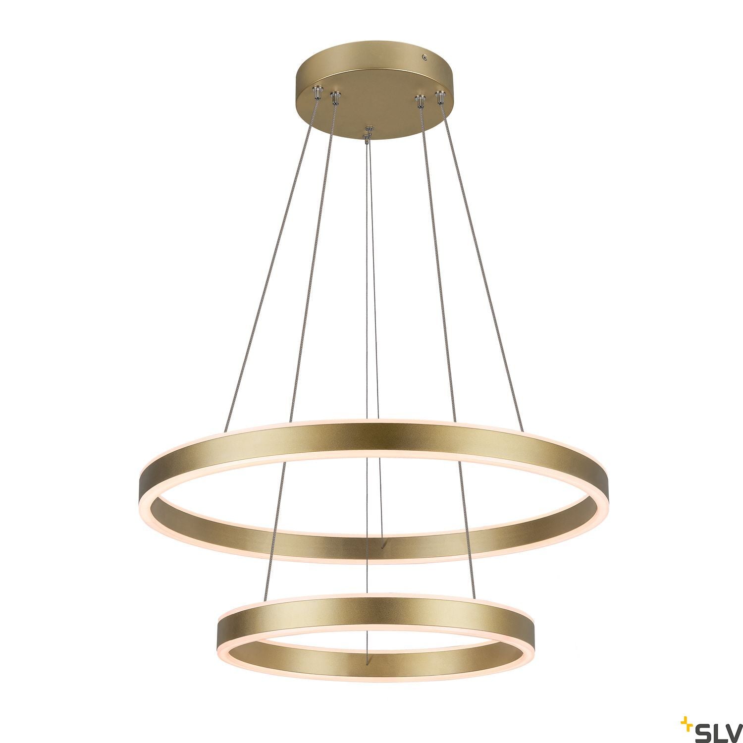 SLV ONE DOUBLE PHASE up/down, brass pendant light, 35W 2700/3000K 130° 1005178