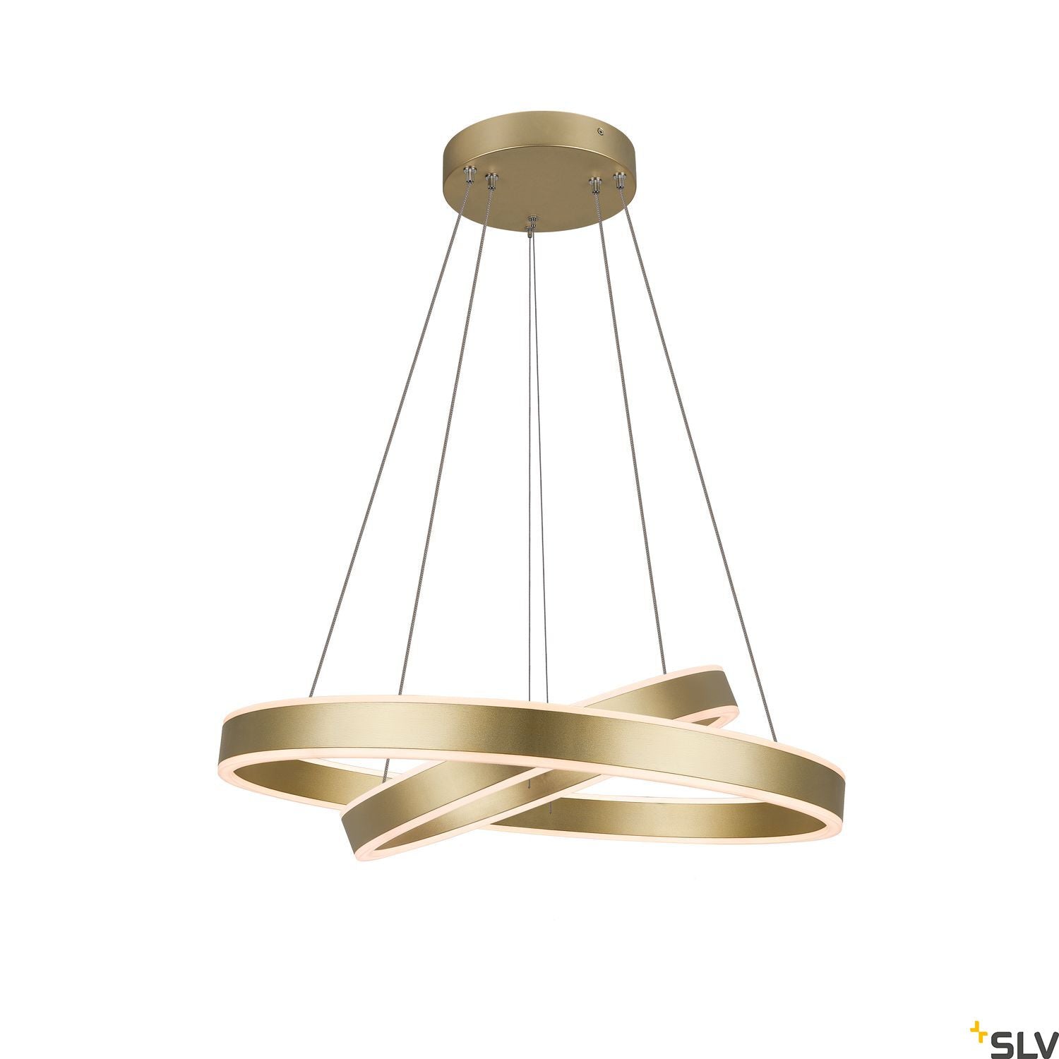 SLV ONE DOUBLE PHASE up/down, brass pendant light, 35W 2700/3000K 130° 1005178