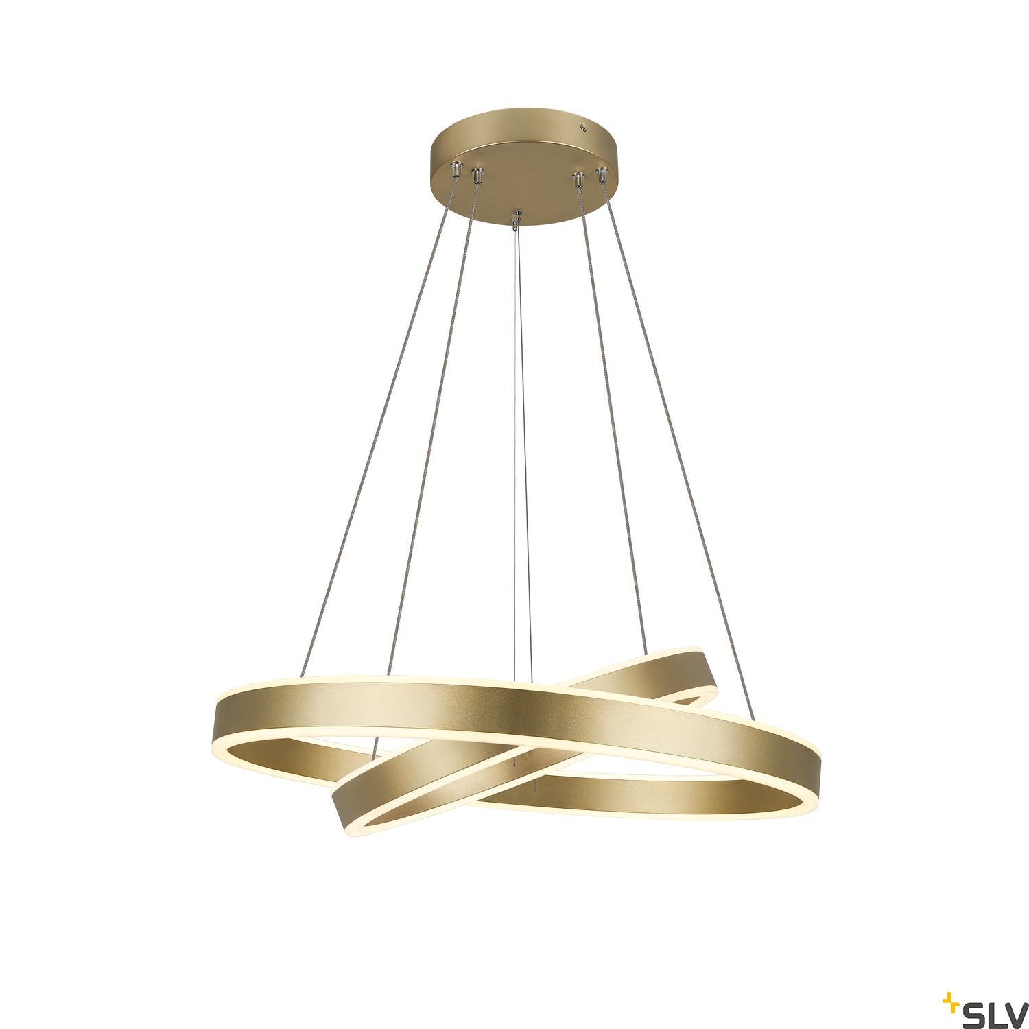 SLV ONE DOUBLE PHASE up/down, brass pendant light, 35W 2700/3000K 130° 1005178