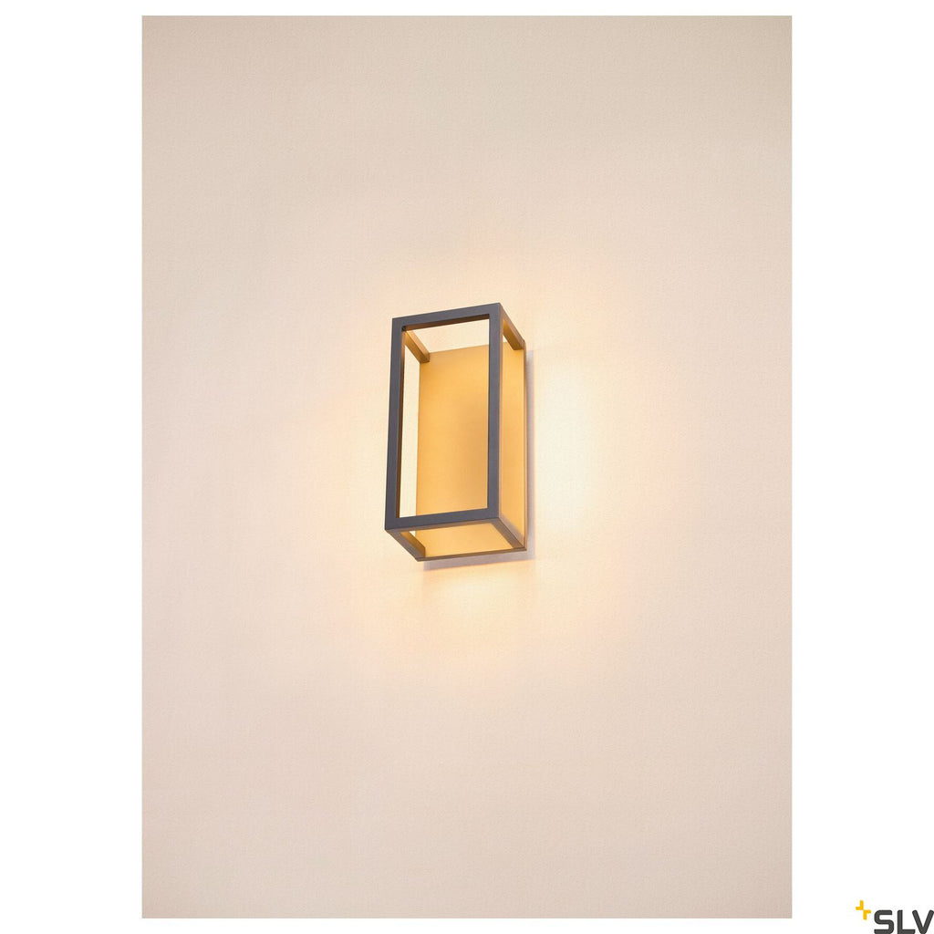 SLV QUADRULO WL, LED outdoor wall-mounted light, anthracite 1005201
