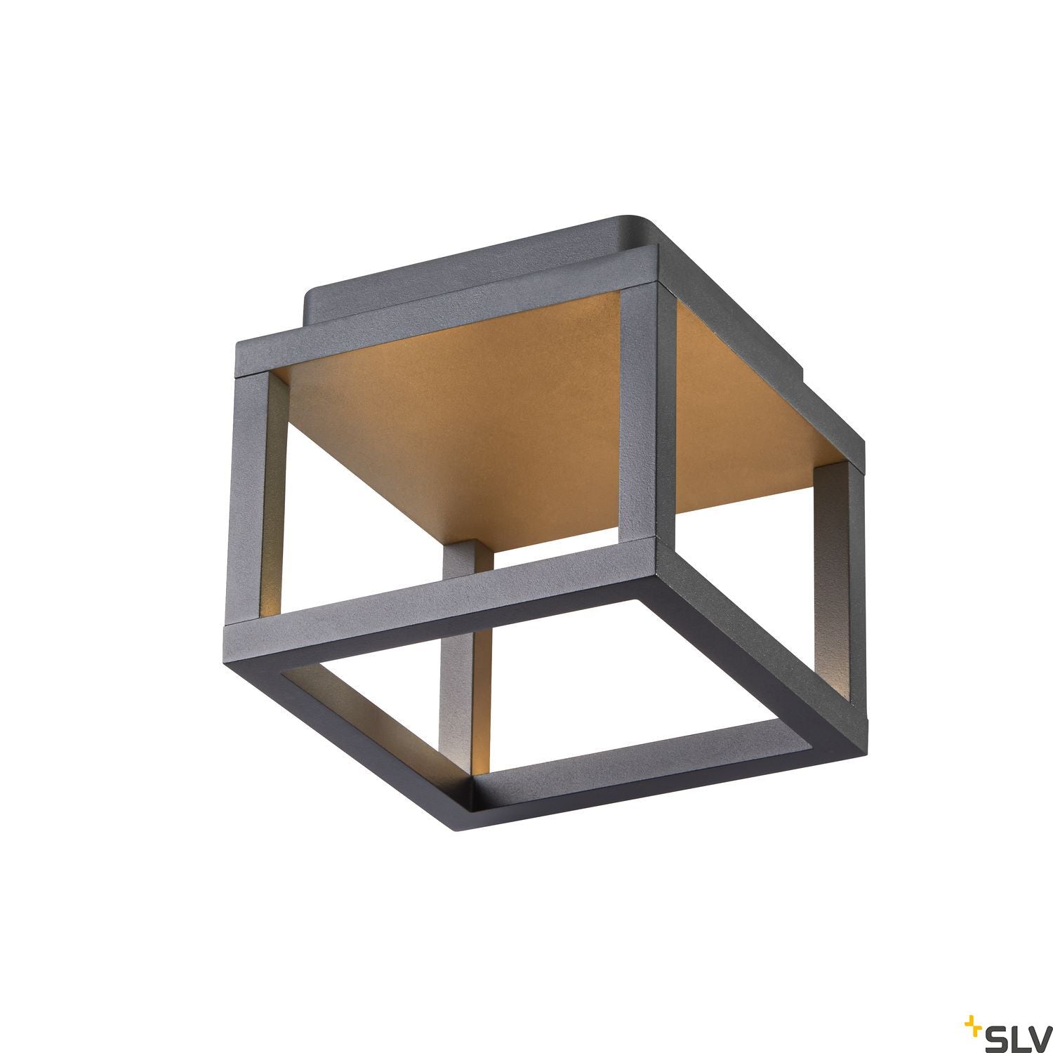 SLV QUADRULO CL, LED outdoor ceiling-mounted light, anthracite 1005202