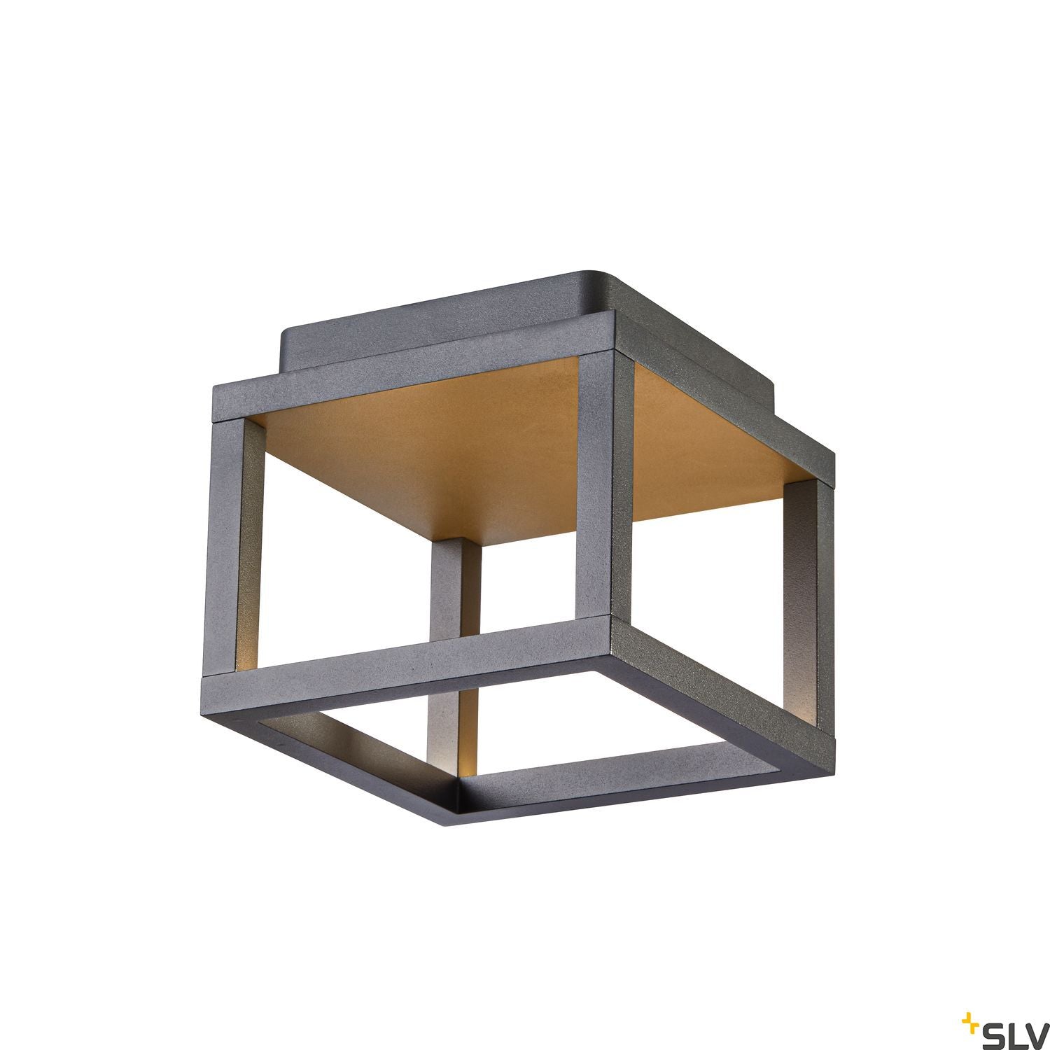 SLV QUADRULO CL, LED outdoor ceiling-mounted light, anthracite 1005202