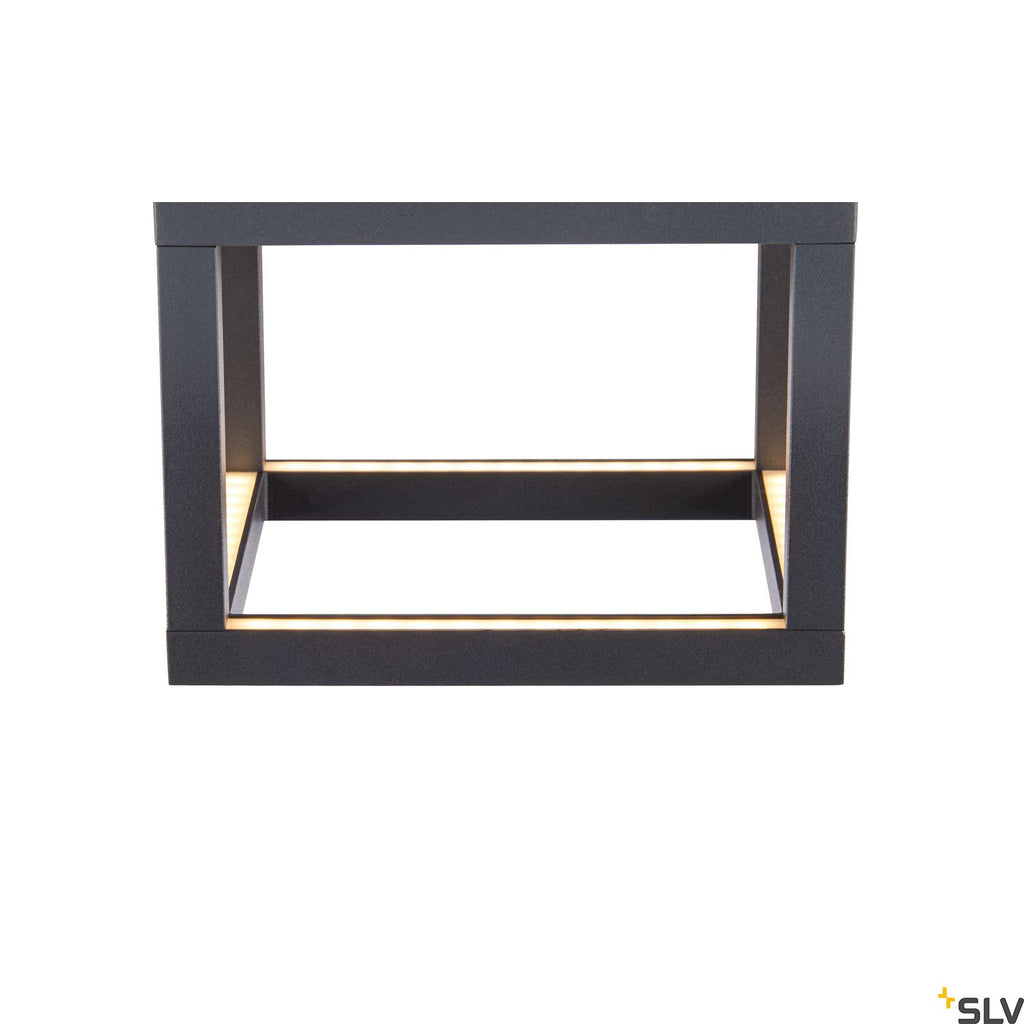 SLV QUADRULO CL, LED outdoor ceiling-mounted light, anthracite 1005202