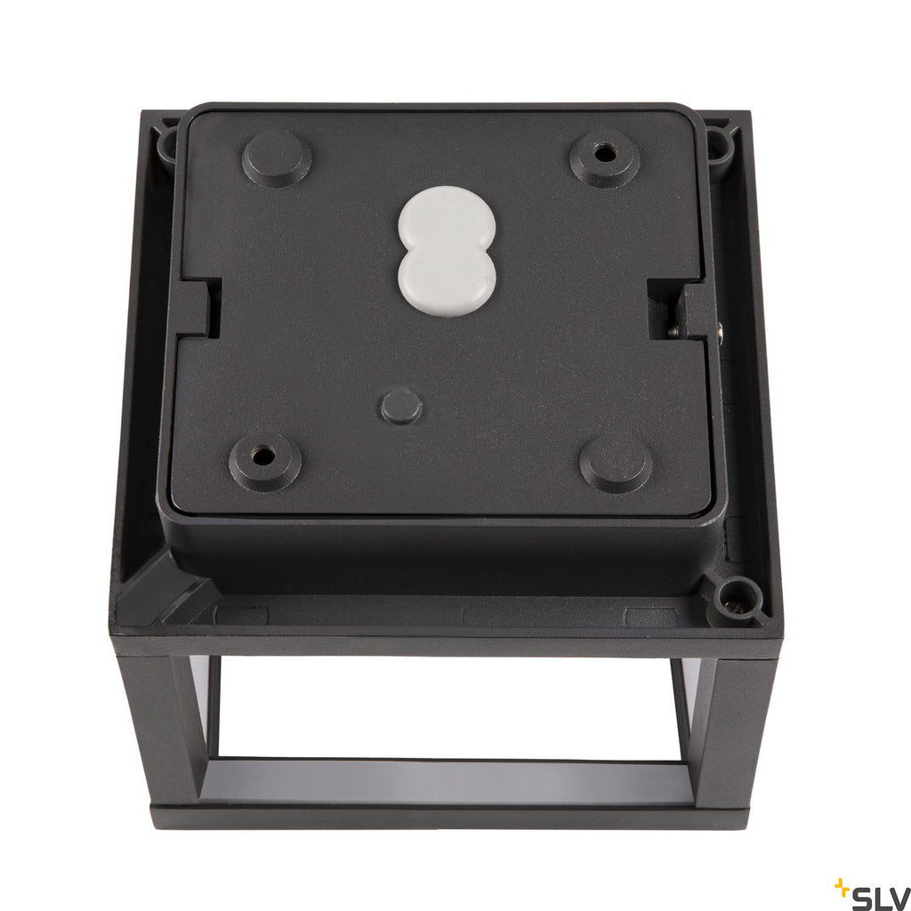 SLV QUADRULO CL, LED outdoor ceiling-mounted light, anthracite 1005202
