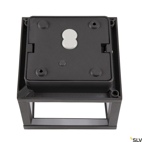 SLV QUADRULO CL, LED outdoor ceiling-mounted light, anthracite 1005202