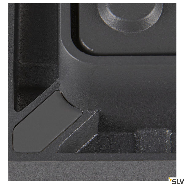 SLV QUADRULO CL, LED outdoor ceiling-mounted light, anthracite 1005202