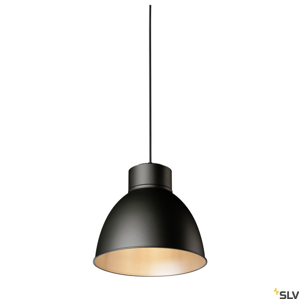 SLV PARA DOME E27, black pendant light 1005214