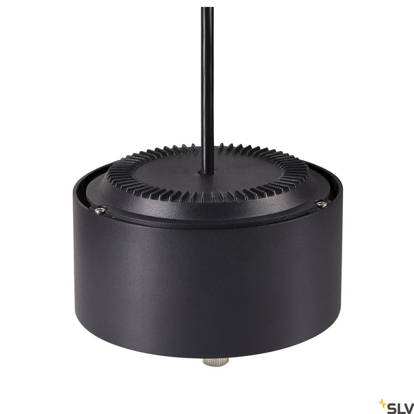 SLV PARA DOME E27, black pendant light 1005214