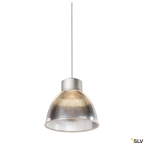 SLV PARA DOME E27, grey pendant light 1005215