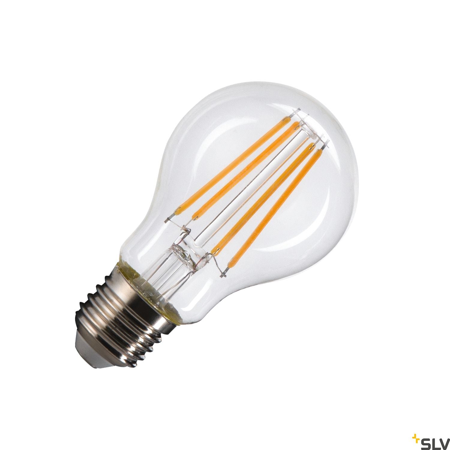 SLV A60 E27, transparent LED light, 7.5W 2700K CRI90 320° 1005303