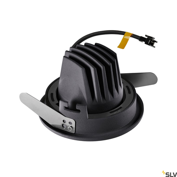 SLV NUMINOS® MOVE S, black recessed ceiling light, 2700K 20° 1005319