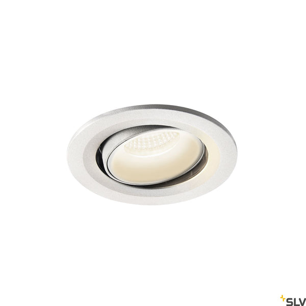 SLV NUMINOS® MOVE S, white recessed ceiling light, 4000K 55° 1005371