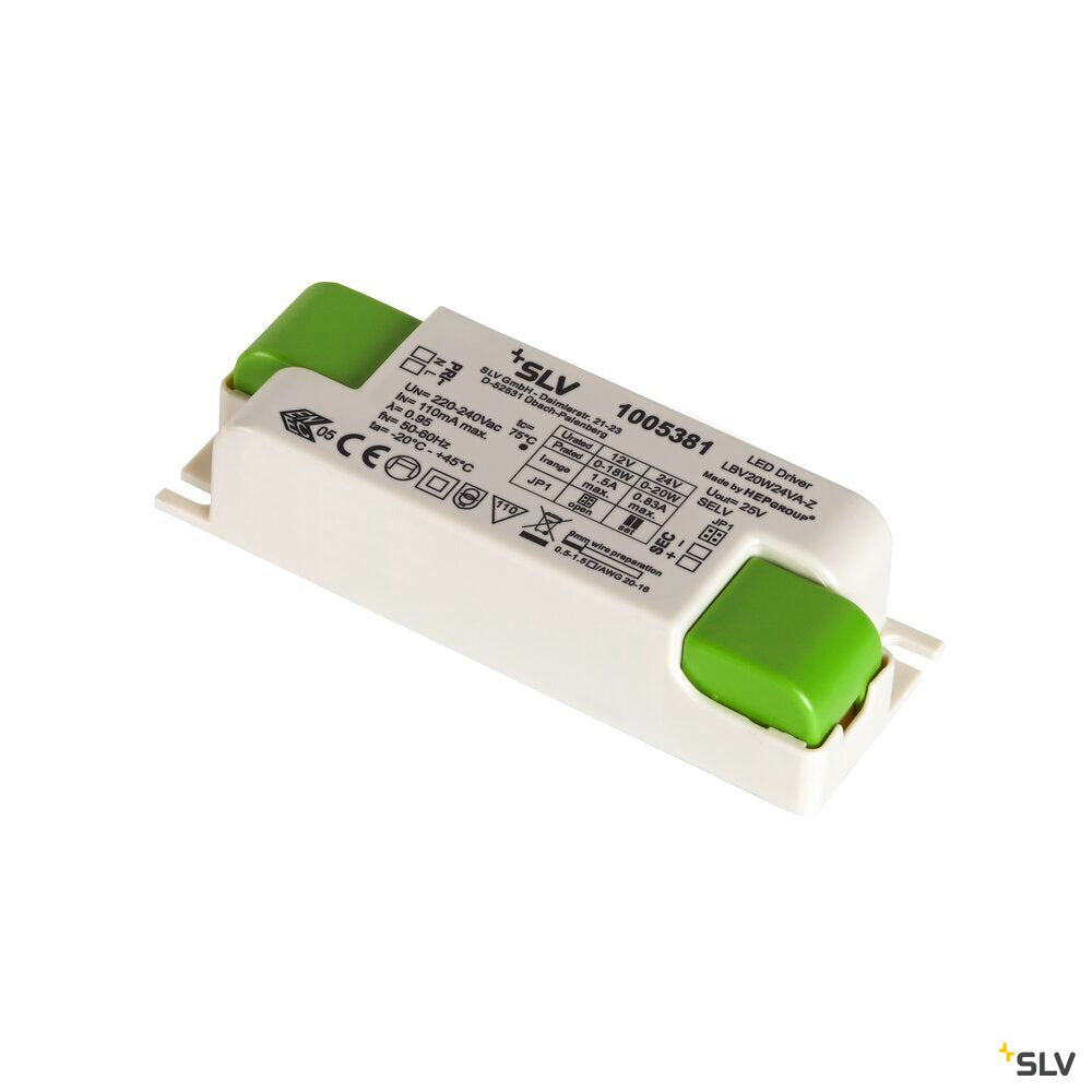 SLV LED Power supply, 20 W 12/24V 1005381