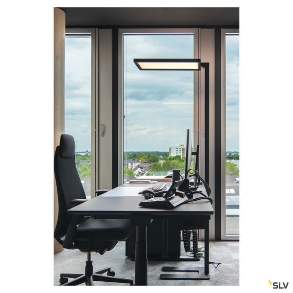 SLV WORKLIGHT, black free-standing lamp. 79 W 4000 K 80° 1005390