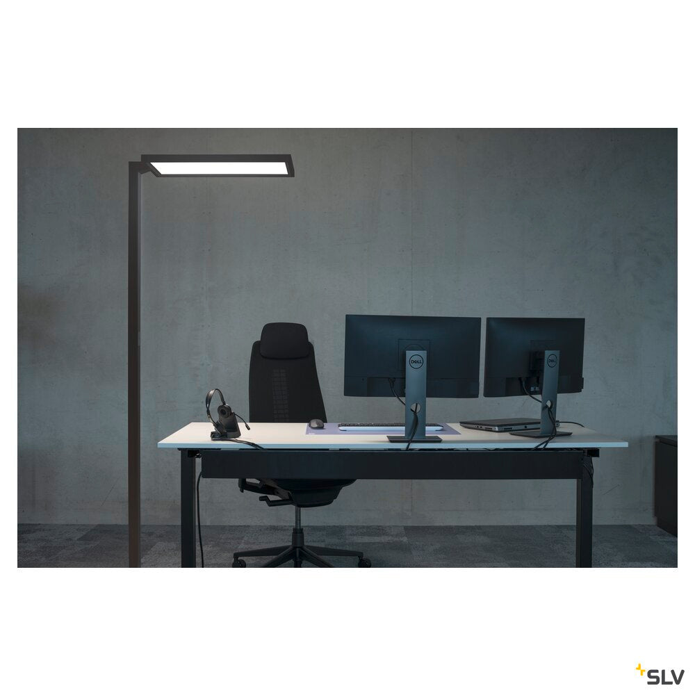 SLV WORKLIGHT, black free-standing lamp. 79 W 4000 K 80° 1005390