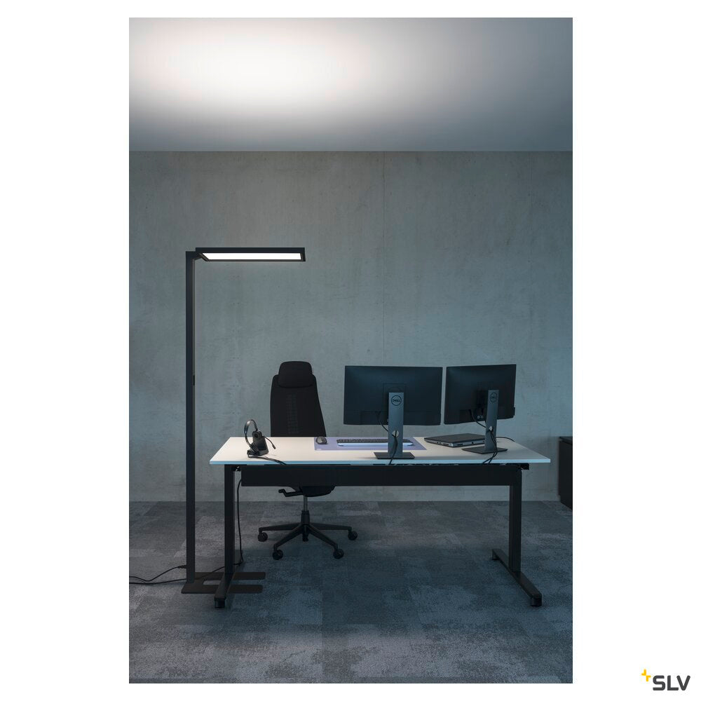 SLV WORKLIGHT, black free-standing lamp. 79 W 4000 K 80° 1005390