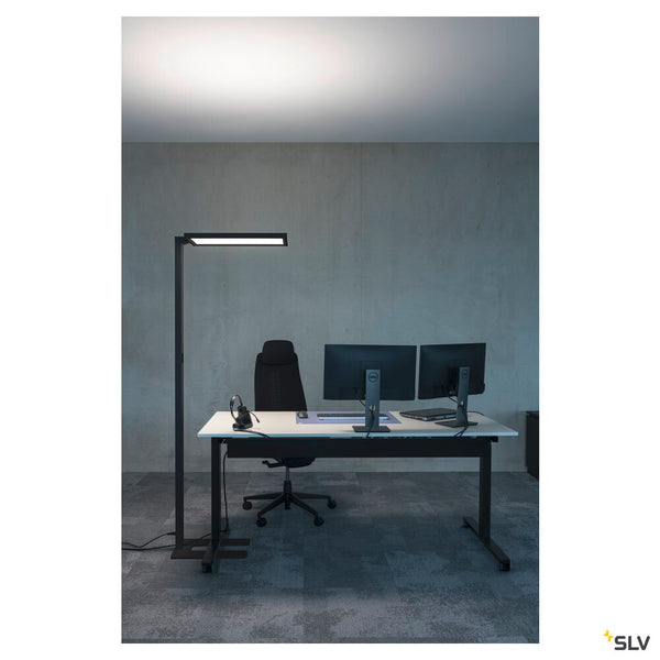 SLV WORKLIGHT, black free-standing lamp. 79 W 4000 K 80° 1005390