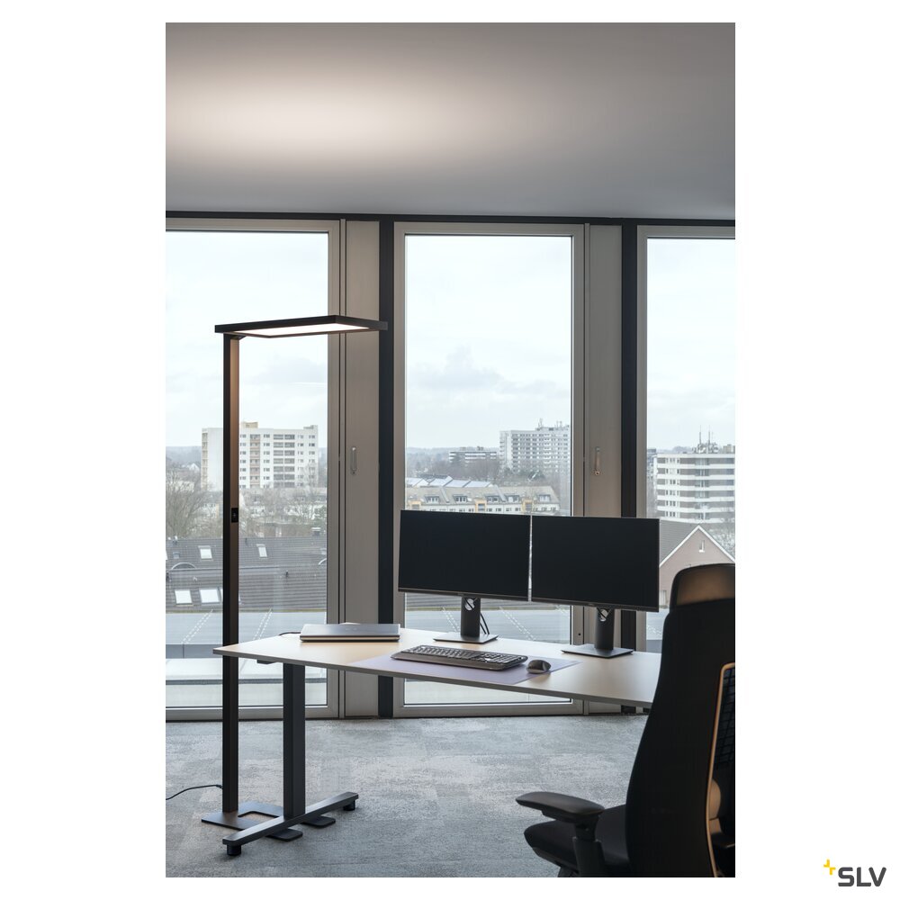 SLV WORKLIGHT, black free-standing lamp. 79 W 4000 K 80° 1005390