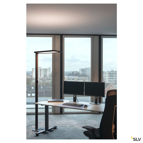 SLV WORKLIGHT, black free-standing lamp. 79 W 4000 K 80° 1005390