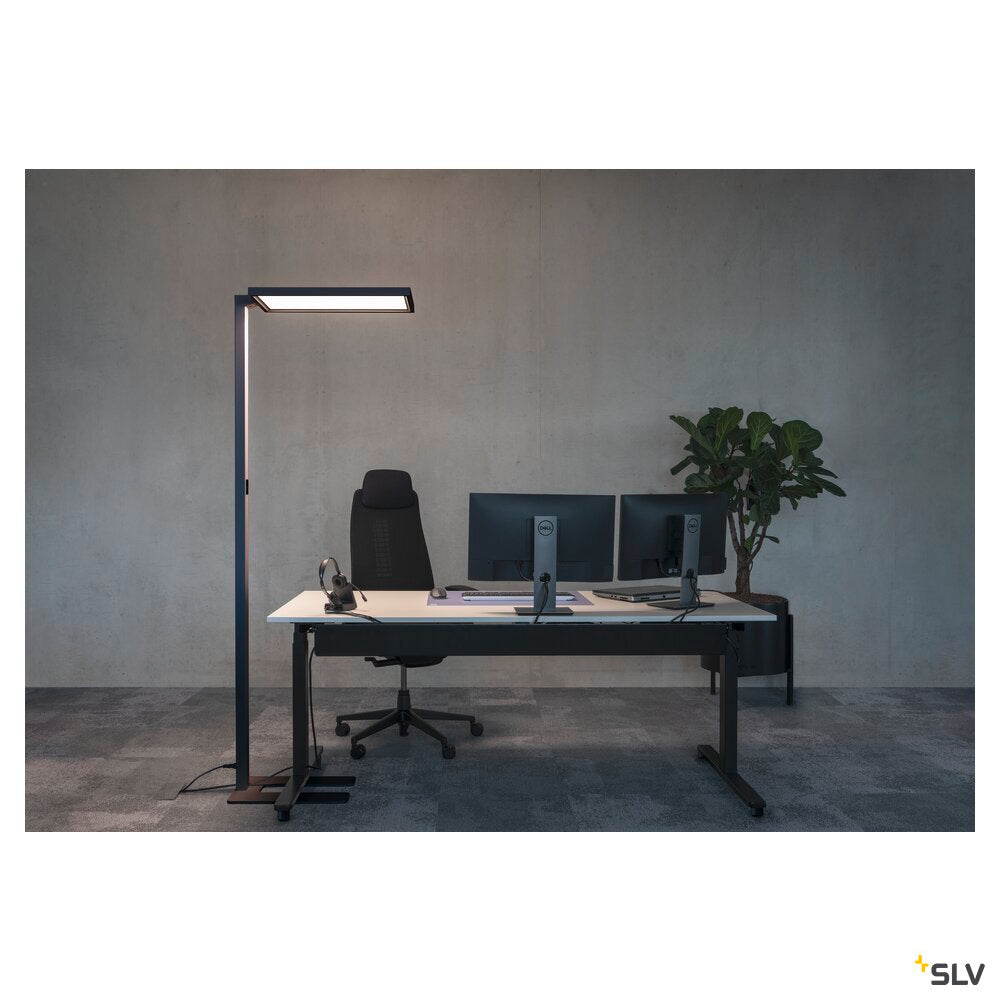 SLV WORKLIGHT, black free-standing lamp. 79 W 4000 K 80° 1005390