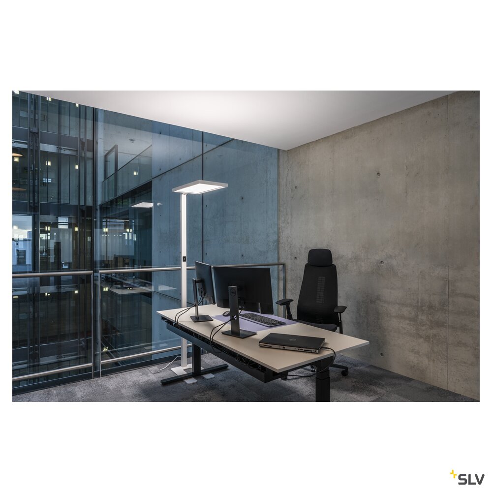 SLV WORKLIGHT, white free-standing lamp. 79 W 4000 K 80° 1005391